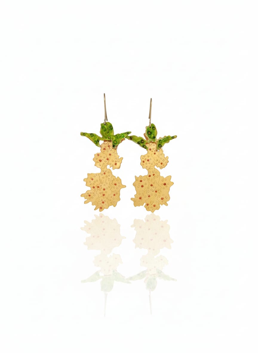 Piña en Flor — Aretes