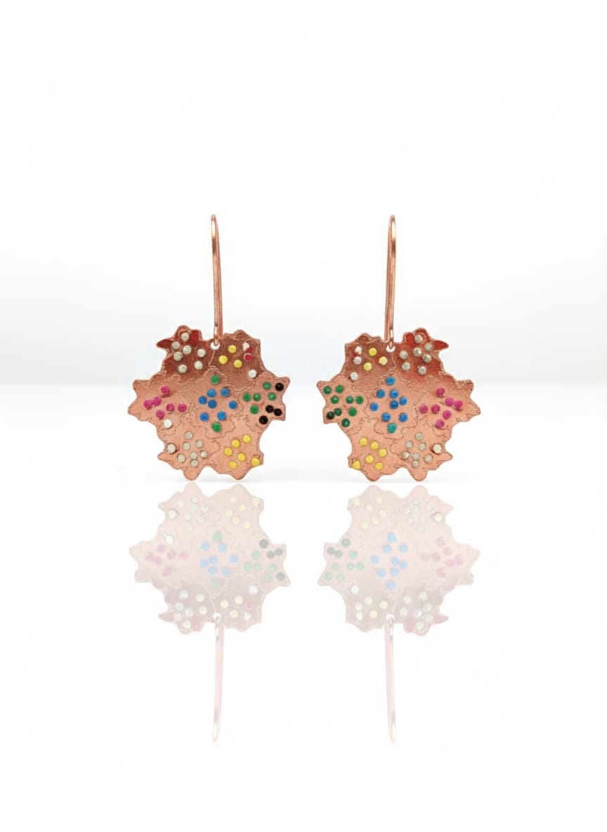 Piña Colorida — Aretes