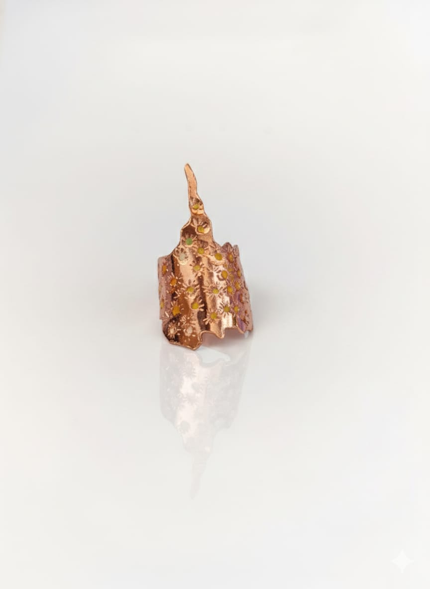 Anillo Floral Amarillo